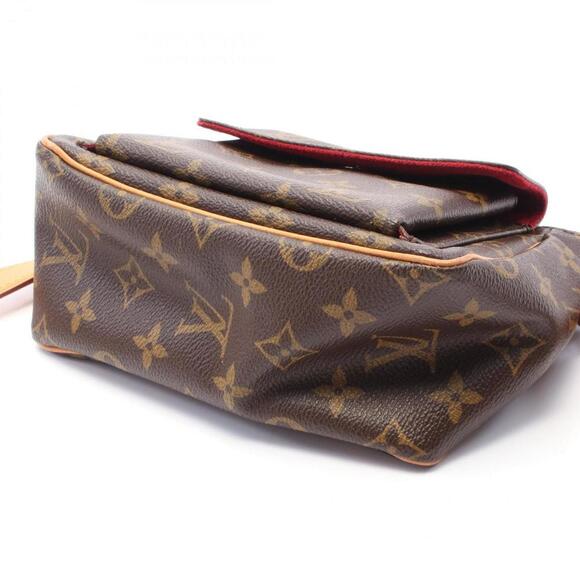 LOUIS VUITTON Brown Monogram Leather Shoulder Bag - Picture 8 of 9